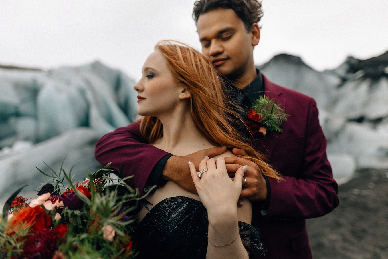 Emelyne and Bishal.ceremony.couple.cu